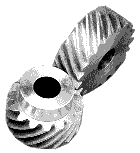 crossed-axe helical gears